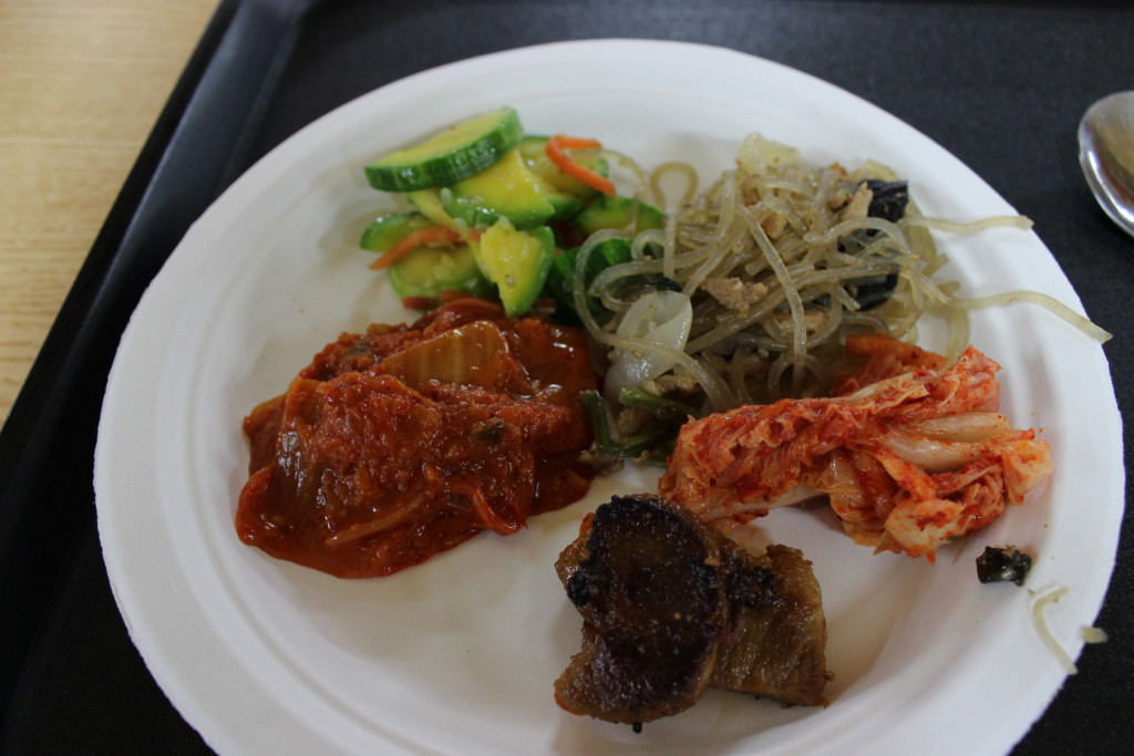 Mutiger Test: Koreanisches Essen